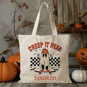 Gepersonaliseerde Creep It Real Trick or treat Sno Tote Bag