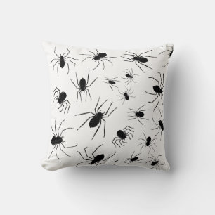 Gepersonaliseerde Creepy Spiders Halloween Cushion Kussen