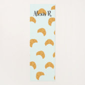 Gepersonaliseerde croissant Yoga Mat (Achterkant)