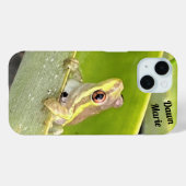 Gepersonaliseerde Cuban Tree Frog iPhone Case (Achterkant (horizontaal))