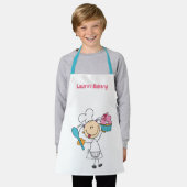 Gepersonaliseerde Cupcake Bakkerij Schort (Gedragen)