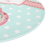 Gepersonaliseerde Cupcake Keuken Snijplank Gift (Hoek)