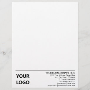 Gepersonaliseerde Custom Business Letterhead met L Briefhoofd