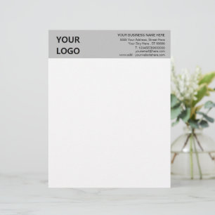 Gepersonaliseerde Custom Business Letterhead met L Briefhoofd
