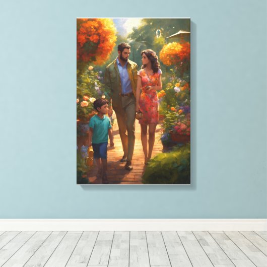 Gepersonaliseerde Custom Canvas Kunst & Prints (Insitu (Houten vloer))