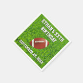 Gepersonaliseerde Custom Football Party Servetten (Hoek)