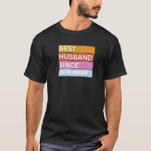 Gepersonaliseerde Custom Man Huwelijksverjaardag T-shirt (Voorkant)