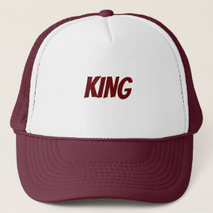 Gepersonaliseerde Custom Maroon Kleur Trucker Hoed Pet