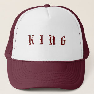 Gepersonaliseerde Custom Maroon Kleur Trucker Hoed Pet