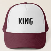 Gepersonaliseerde Custom Maroon Kleur Trucker Hoed Trucker Pet (Voorkant)