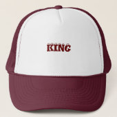 Gepersonaliseerde Custom Maroon Kleur Trucker Hoed Trucker Pet (Voorkant)