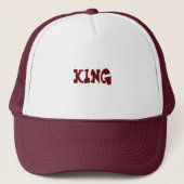 Gepersonaliseerde Custom Maroon Kleur Trucker Hoed Trucker Pet (Voorkant)