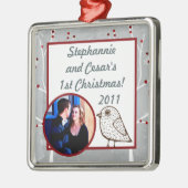 Gepersonaliseerde Custom Ornament White Tree (Links)
