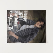 Gepersonaliseerde Custom Photo Afbeelding Party Ac Wandkleed (Voorkant (horizontaal))