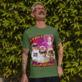 Gepersonaliseerde Custom Photo Bootleg Ik hou van T-shirt