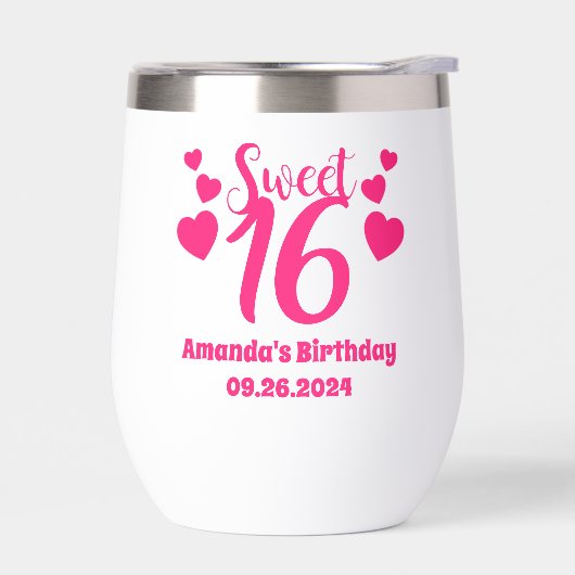 Gepersonaliseerde Custom Sweet 16 Verjaardagsfeest (Links)