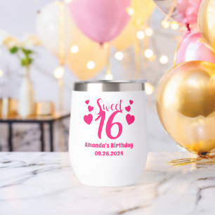 Gepersonaliseerde Custom Sweet 16 Verjaardagsfeest