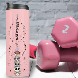 Gepersonaliseerde Cute Spooky Schedel Halloween Th Thermosbeker