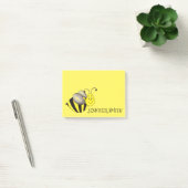 Gepersonaliseerde Cute Yellow bee Bumblebee Post i Post-it® Notes (Kantoor)