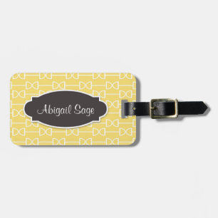 Gepersonaliseerde D Ring Snaffle Horse Bit Geel Bagagelabel