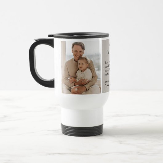 Gepersonaliseerde Dad Definition Foto's Reismok Reisbeker (Links)