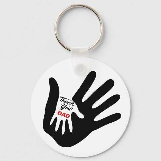 Gepersonaliseerde Dad Sleutelhanger Love Gift (Voorkant)