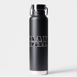 Gepersonaliseerde DAD Waterfles - Namen van Kinder