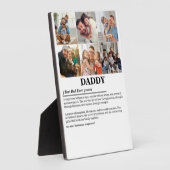 Gepersonaliseerde Daddy Definition 6 Fotocollage Fotoplaat (Zijkant)