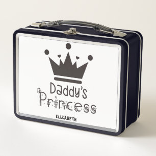 Gepersonaliseerde Daddy's Princess Lunch Box
