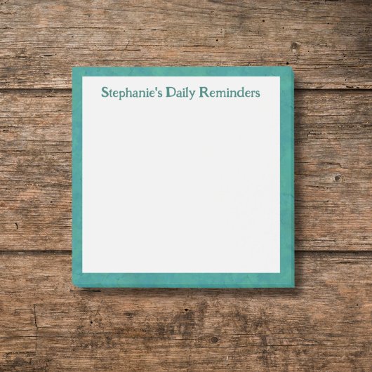 Gepersonaliseerde dagelijkse herinnering Sticky Post-it® Notes