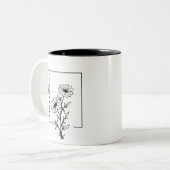 Gepersonaliseerde Daisies & Wildflowers Mok (Voorkant links)