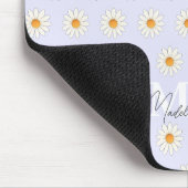 Gepersonaliseerde Daisy Floral Mousepad – Aangepas Muismat (Hoek)
