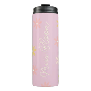 Gepersonaliseerde Daisy Thermal Tumbler Thermosbeker