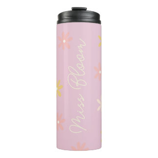 Gepersonaliseerde Daisy Thermal Tumbler Thermosbeker