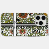 Gepersonaliseerde Damask iPhone U kiest kleur Case-Mate iPhone Case (Achterkant (horizontaal))