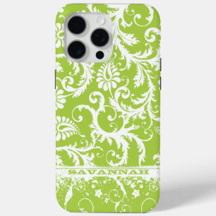 Gepersonaliseerde Damask U kiest kleur iPhone 15 Pro Max Hoesje