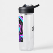 Gepersonaliseerde dame in hoofdtelefoon waterfles (Links)