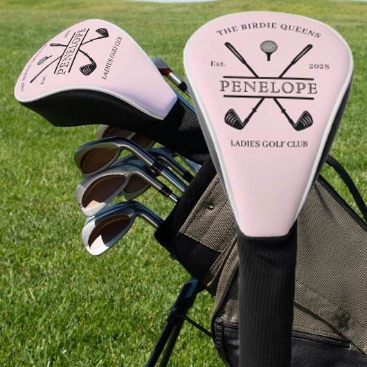 Gepersonaliseerde Dames Golf Club Naam Golfheadcover