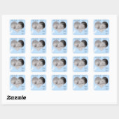 Gepersonaliseerde dank u Baby Photo Sticker (Vel)