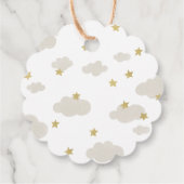 Gepersonaliseerde dank u Baby shower Moon & Stars Bedankjes Labels (Achterkant)