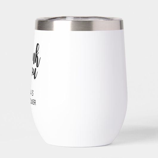 Gepersonaliseerde dank u Baby shower partij gunste (Achterkant)