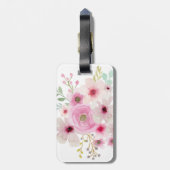 Gepersonaliseerde dank U Bridal Party Bridesmaid Bagagelabel (Achterkant verticaal)