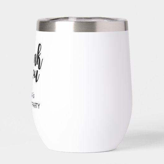 Gepersonaliseerde dank u Pensioenpartij gunsten (Achterkant)