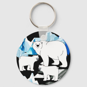Gepersonaliseerde dank u Polar Beer Sleutelhanger