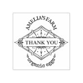 Gepersonaliseerde  dank u 	rubberstempel (Afrduk)