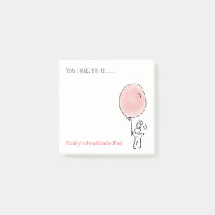 Gepersonaliseerde dankbaarheid Notelets - Geef Bed Post-it® Notes