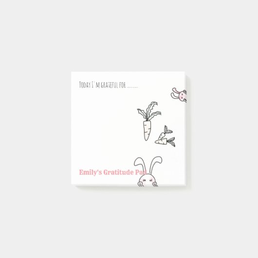 Gepersonaliseerde dankbaarheid Notelets - Leave Th Post-it® Notes (Voorkant)
