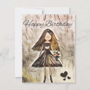 Gepersonaliseerde danser Birthday Kaart ballerina