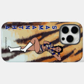 Gepersonaliseerde danser Blue Tiger #1 Case-Mate iPhone Case (Achterkant (horizontaal))