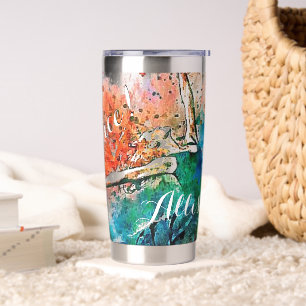 Gepersonaliseerde danser geïsoleerde drinkbeker